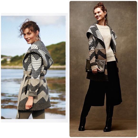 Anthropologie Jackets & Blazers - NWT Chevron Sweatercoat Anthropologie